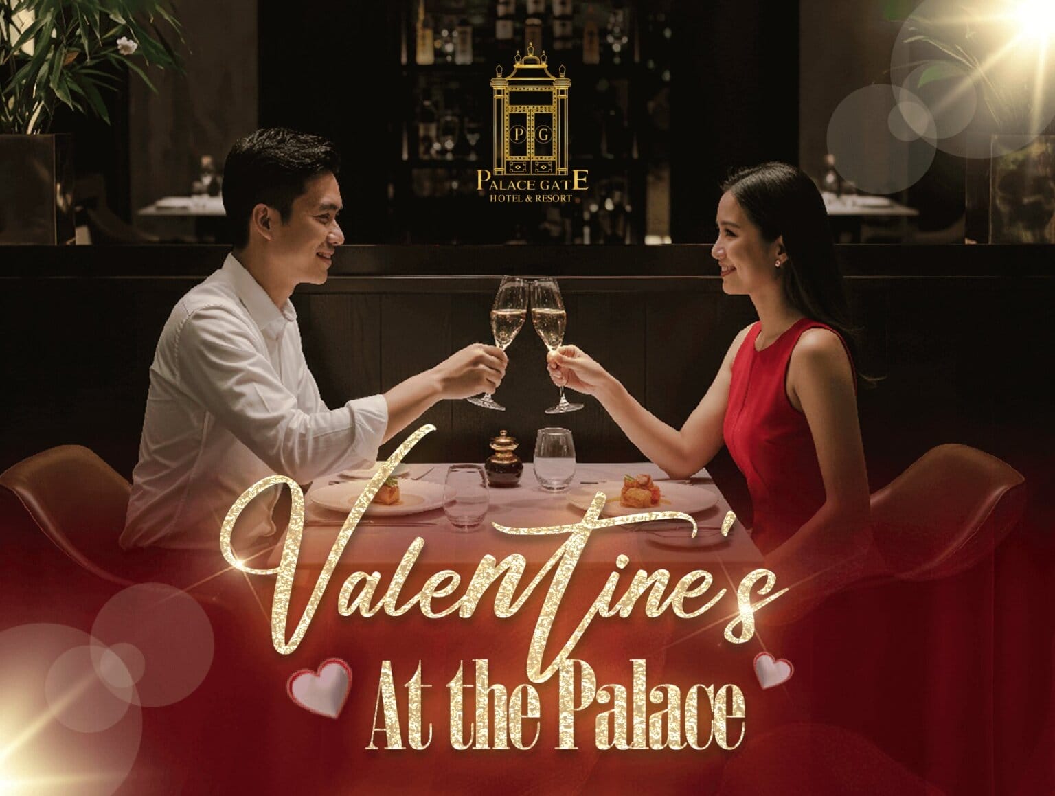 Romantic valentine's couple